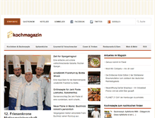 Tablet Screenshot of kochmagazin.com